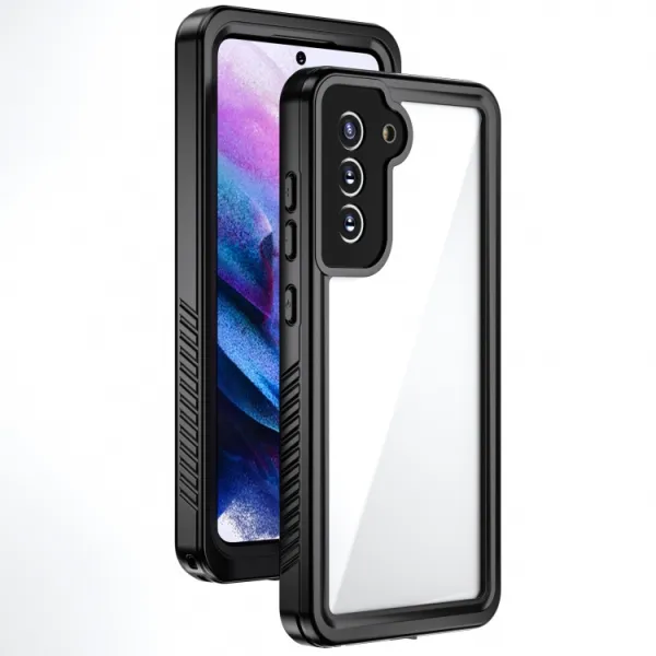 SOLID Obojstranný kryt pre Samsung Galaxy S23 Plus 5G čierny
