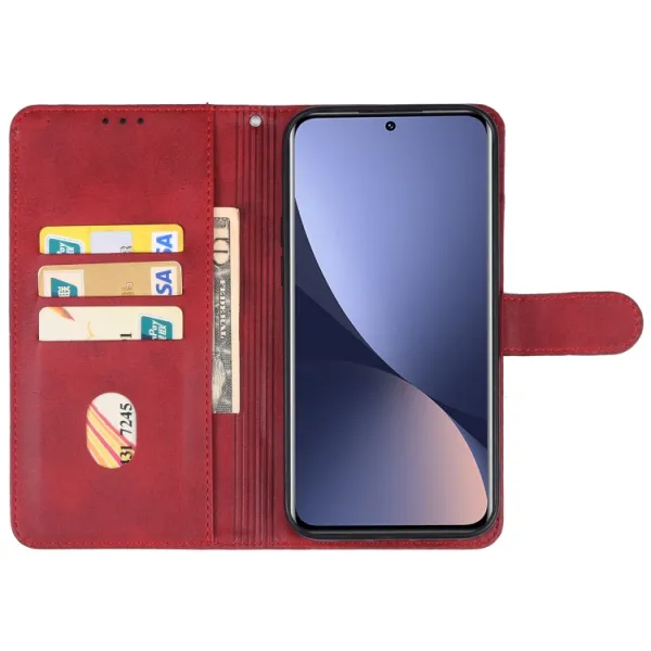 SMOOTH Peňaženkové puzdro pre Xiaomi 13 červené