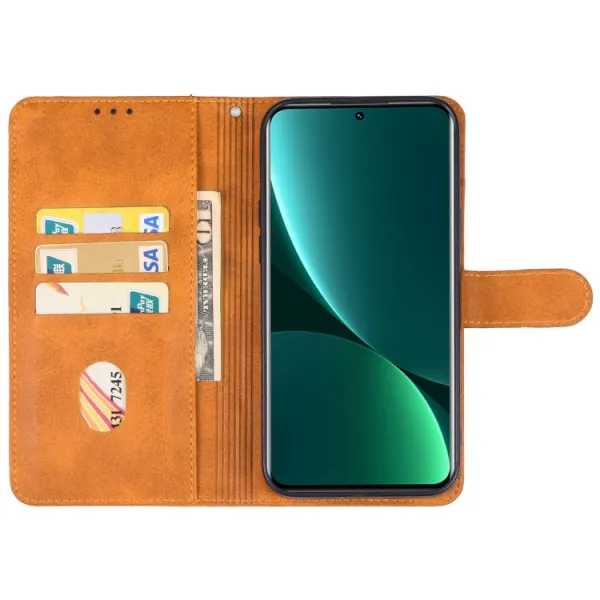 SMOOTH Peňaženkové puzdro pre Xiaomi 13 Pro hnedé
