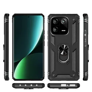 RING Obal s držiakom pre Xiaomi 13 Pro čierny