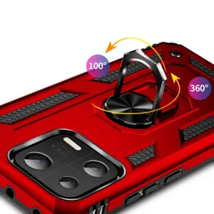 RING Obal s držiakom pre Xiaomi 13 červený