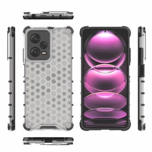 HONEYCOMB Ochranný kryt Xiaomi Poco X5 5G biely