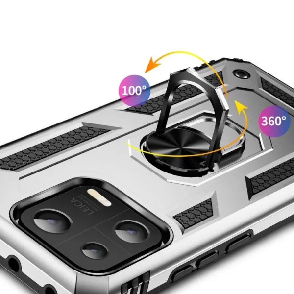 RING Obal s držiakom pre Xiaomi 13 strieborný