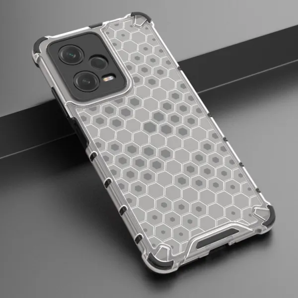 HONEYCOMB Ochranný kryt Xiaomi Poco X5 5G biely