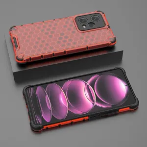 HONEYCOMB Ochranný kryt Xiaomi Poco X5 5G červený
