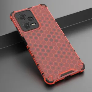 HONEYCOMB Ochranný kryt Xiaomi Poco X5 5G červený
