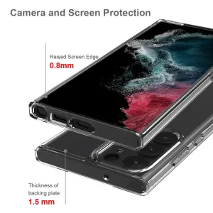 SHOCK Extra odolný kryt Samsung Galaxy S23 Ultra 5G priehľadný