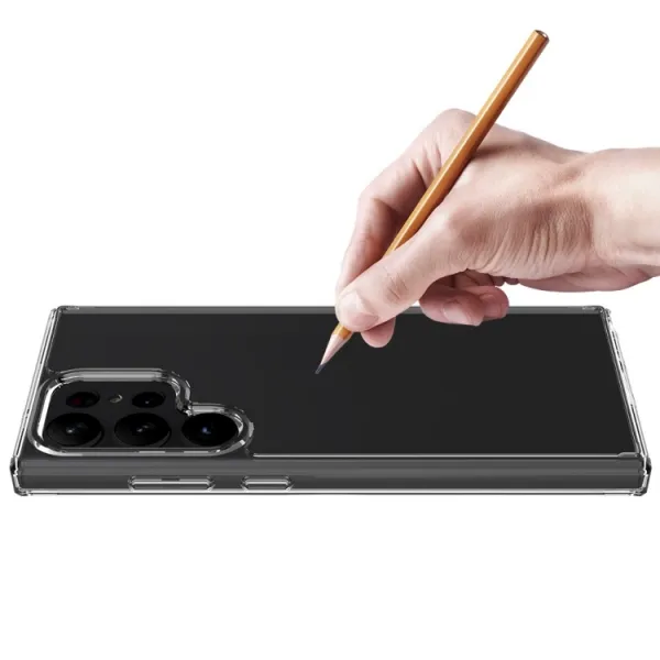 SHOCK Extra odolný kryt Samsung Galaxy S23 Ultra 5G priehľadný