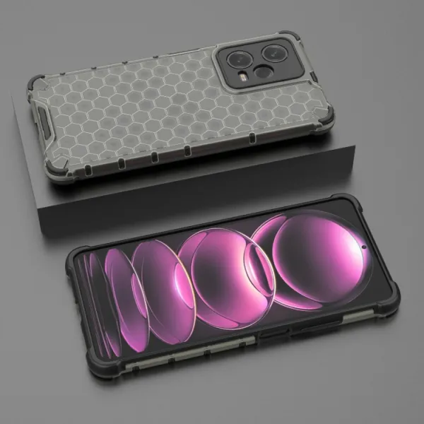 HONEYCOMB Ochranný kryt Xiaomi Poco X5 5G čierny