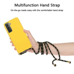 ROPE Kryt so šnúrkou Samsung Galaxy A35 5G žltý