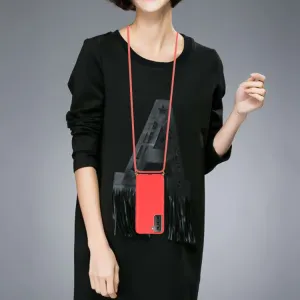 ROPE Kryt so šnúrkou Samsung Galaxy A35 5G červený