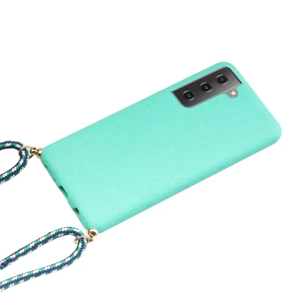 ROPE Kryt so šnúrkou Samsung Galaxy S24 Plus 5G svetlozelený