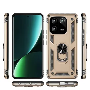 RING Obal s držiakom pre Xiaomi 13 Pro zlatý