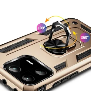 RING Obal s držiakom pre Xiaomi 13 Pro zlatý