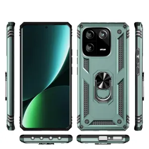 RING Obal s držiakom pre Xiaomi 13 Pro zelený