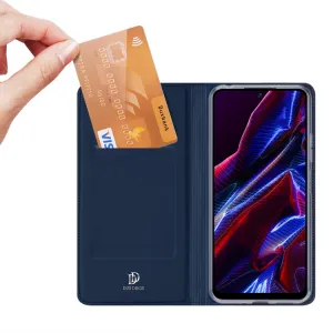 DUX Peňaženkový kryt Xiaomi Poco X5 5G modrý