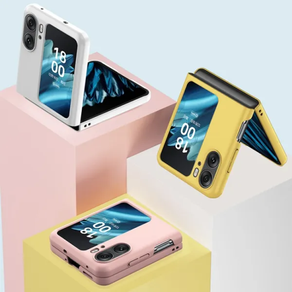 PLASTIC Ochranný plastový kryt OPPO Find N2 Flip biely