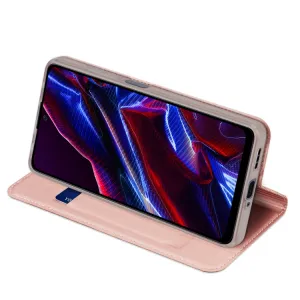 DUX Peňaženkový kryt Xiaomi Poco X5 5G ružový