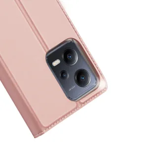 DUX Peňaženkový kryt Xiaomi Poco X5 5G ružový