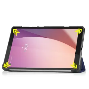 LEATHER Zaklápací obal pre Lenovo Tab M8 4. generácia (4th gen) modrý