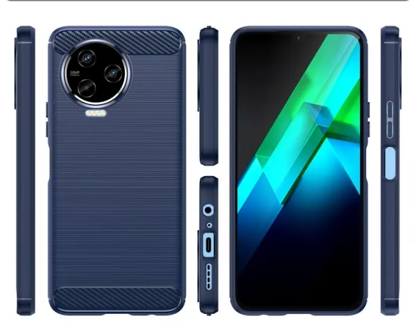 FLEXI TPU Kryt pre Infinix Note 12 Pro / Note 12 2023 modrý