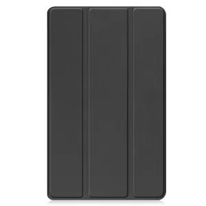 LEATHER Zaklápací obal pre Lenovo Tab M8 4. generácia (4th gen) čierny