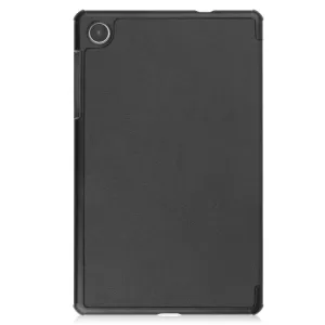 LEATHER Zaklápací obal pre Lenovo Tab M8 4. generácia (4th gen) čierny
