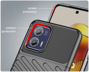 THUNDER Ochranný kryt Motorola Moto G73 5G čierny