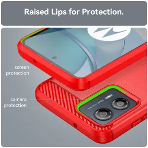 FLEXI TPU Kryt pre Motorola Moto G53 5G červený