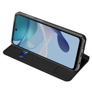 DUX Peňaženkový kryt Motorola Moto G53 5G čierny