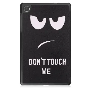 ART Zaklápací obal Lenovo Tab M8 4. generácia (4th gen) DON´T TOUCH MY PHONE