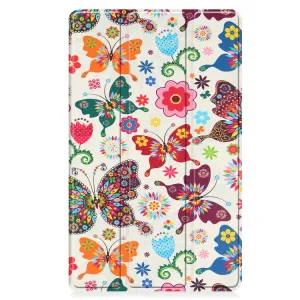 ART Zaklápací obal Lenovo Tab M8 4. generácia (4th gen) BUTTERFLIES