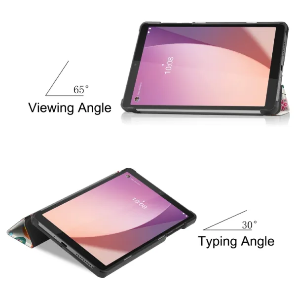 ART Zaklápací obal Lenovo Tab M8 4. generácia (4th gen) BUTTERFLIES