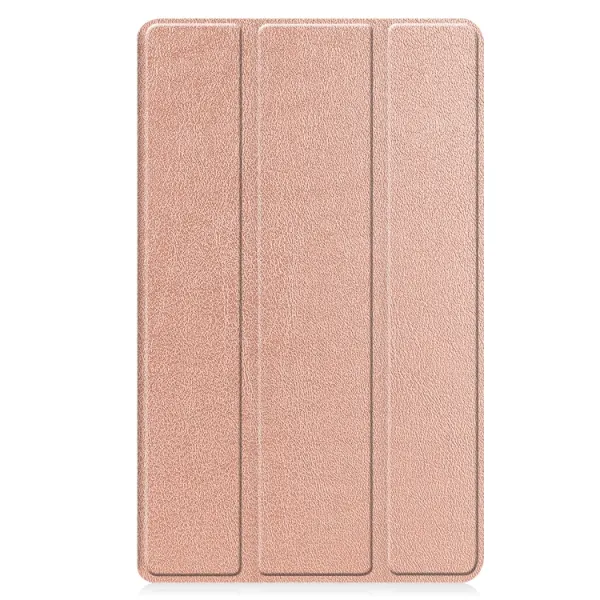 LEATHER Zaklápací obal pre Lenovo Tab M8 4. generácia (4th gen) ružovozlatý