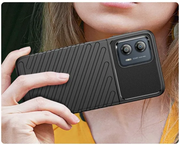 THUNDER Ochranný kryt Motorola Moto G53 5G čierny