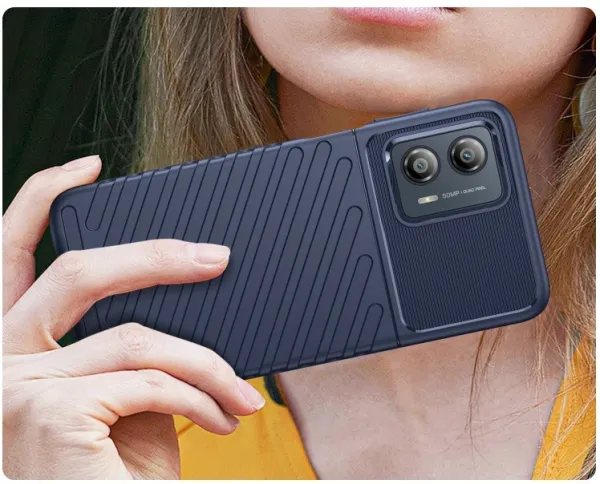 THUNDER Ochranný kryt Motorola Moto G53 5G modrý