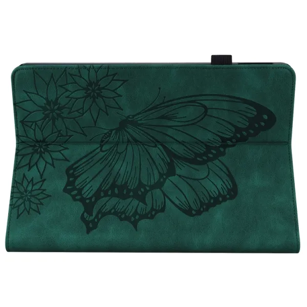 ART BUTTERFLY Zaklápacie puzdro Amazon Kindle Paperwhite 4 / 3 / 2 / 1 zelené