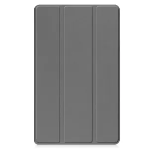 LEATHER Zaklápací obal pre Lenovo Tab M8 4. generácia (4th gen) šedý