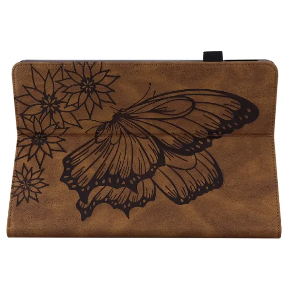 ART BUTTERFLY Zaklápacie puzdro Amazon Kindle Paperwhite 4 / 3 / 2 / 1 hnedé