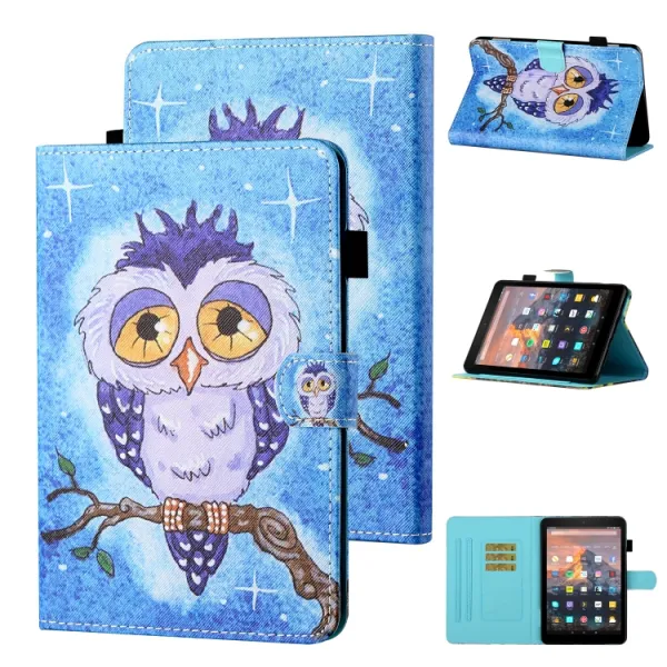 ART Zaklápací obal Amazon Kindle Paperwhite 4 / 3 / 2 / 1 OWL