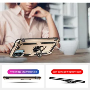 RING Obal s držiakom pre Xiaomi Redmi A1 / Redmi A2 zlatý