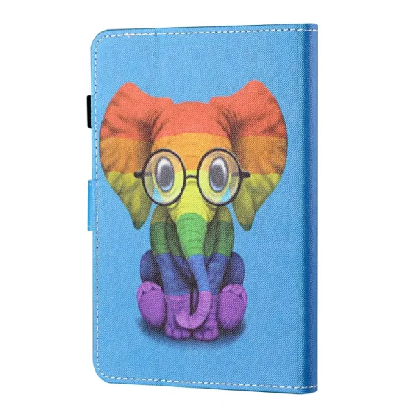 ART Zaklápací obal Amazon Kindle Paperwhite 4 / 3 / 2 / 1 COLORFUL ELEPHANT