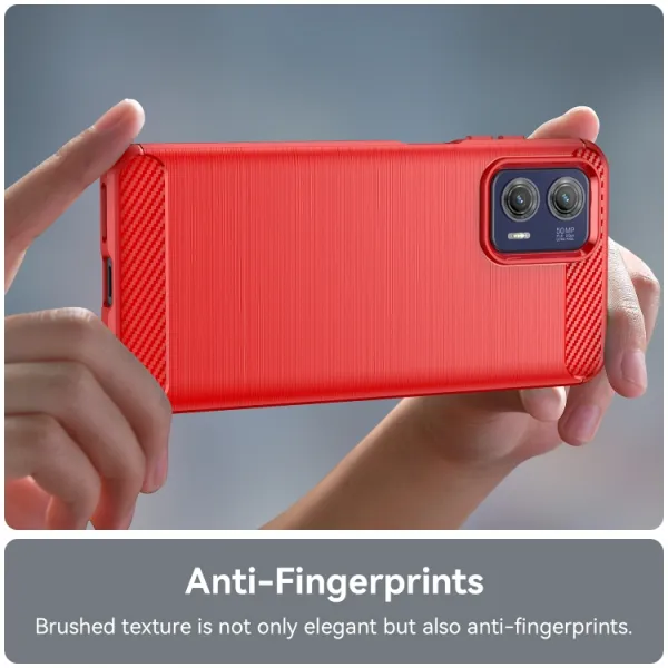 FLEXI TPU Kryt pre Motorola Moto G73 5G červený