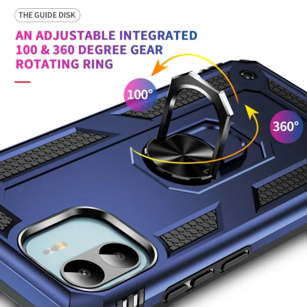 RING Obal s držiakom pre Xiaomi Redmi A1 / Redmi A2 modrý