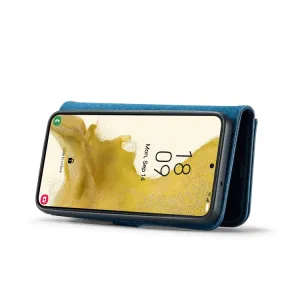 DG.MING Peňaženkový obal 2v1 pre Samsung Galaxy S23 Plus 5G modrý
