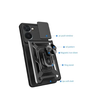 RING CAMERA Kryt s držiakom pre Realme C33 modrý