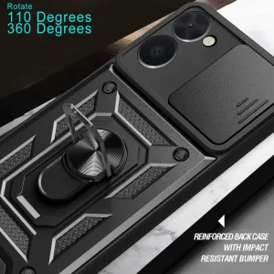 RING CAMERA Kryt s držiakom pre Realme C33 modrý