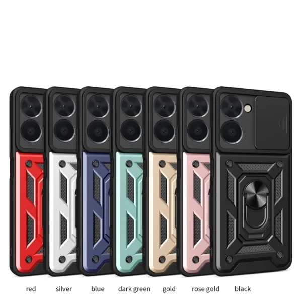 RING CAMERA Kryt s držiakom pre Realme C33 modrý