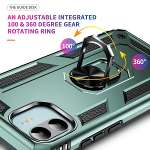 RING Obal s držiakom pre Xiaomi Redmi A1 / Redmi A2 zelený