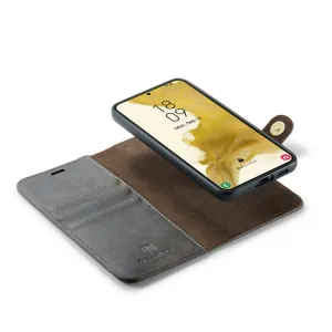 DG.MING Peňaženkový obal 2v1 pre Samsung Galaxy S23 5G šedý